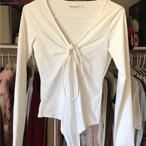 Abercrombie White Bodysuit